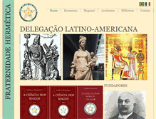 Tablet Screenshot of fratellanzahermetica.org